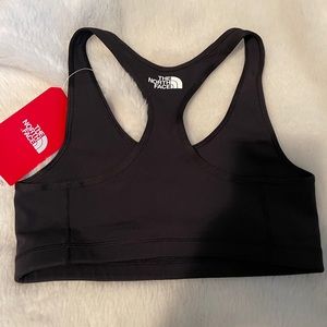 The Northface black white sports bra